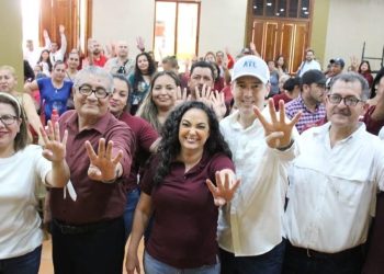 Olga promete cambios en Soto La Marina