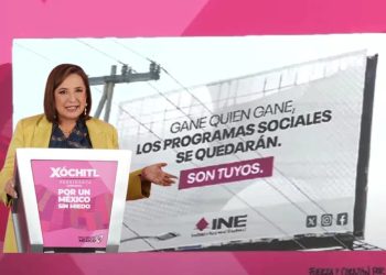 INE exige a Gálvez retirar uso de su imagen en campaña