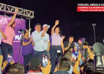 Yahleel Abdala arranca campaña en colonia Villas de San Miguel