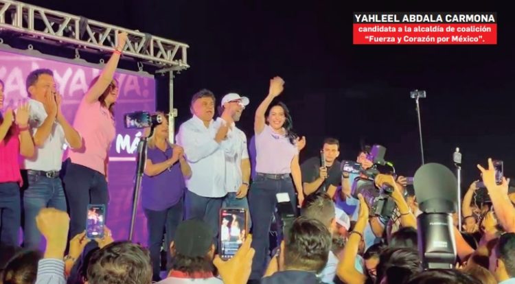 Yahleel Abdala arranca campaña en colonia Villas de San Miguel