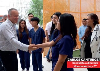 Neolaredenses apoyan educación con Carlos Canturosas