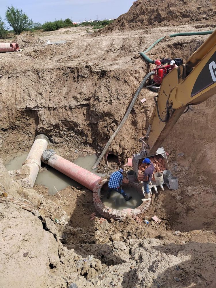 SUBCOLECTOR FRANCISCO VILLA Presenta un avance de 80% en su rehabilitación