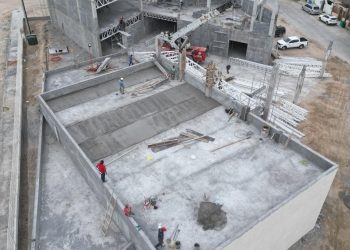 Avanza construcción de Infoteca La Fe; con un 50 por ciento de avance
