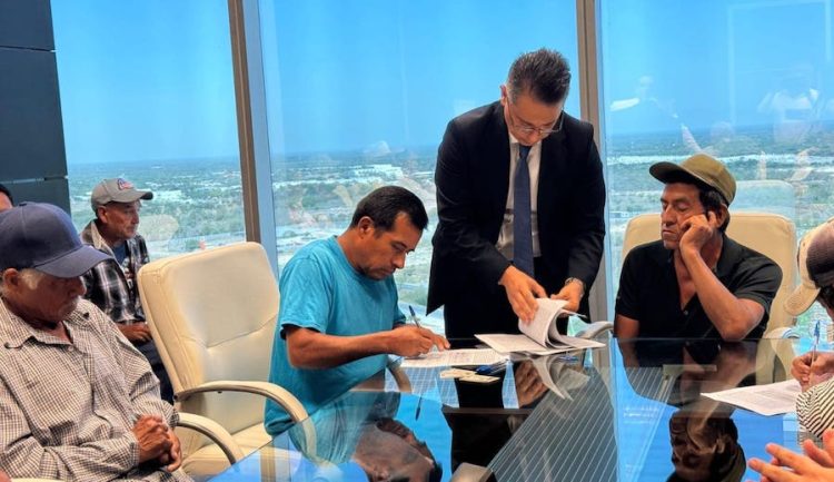 GOBIERNO DE TAMAULIPAS Paga Américo deuda histórica a ejidatarios de la ‘Rumbo Nuevo’