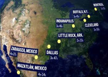 MUESTRAN RECORRIDO Presentan la ruta del eclipse solar 2024