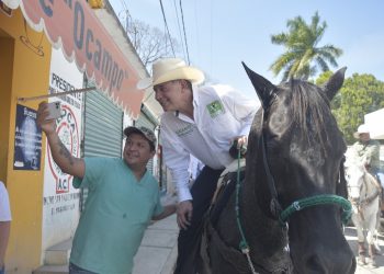 Geño reaviva las cabalgatas con éxito en Ocampo