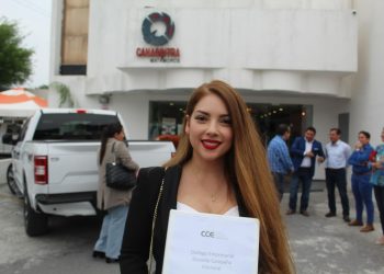 Cendy Robles tiene Diálogo Constructivo con CANACINTRA Matamoros