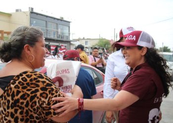 Olga Sosa Lleva el Mensaje de Bienestar a Familias de Matamoros