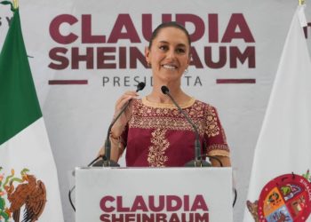 Sheinbaum insta al INE a facilitar voto en el extranjero