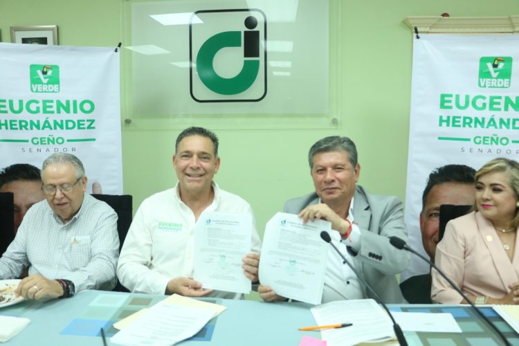Eugenio Hernández promete resultados desde el senado