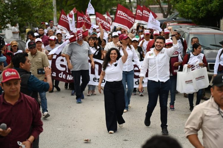 Olga Sosa da mensaje de esperanza en Matamoros