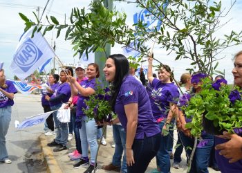 Yahleel Abdala Se compromete a reforestar Nuevo Laredo