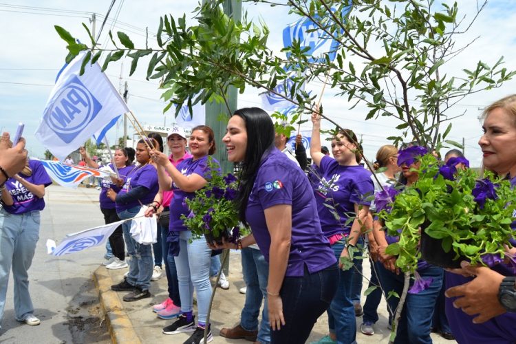 Yahleel Abdala Se compromete a reforestar Nuevo Laredo