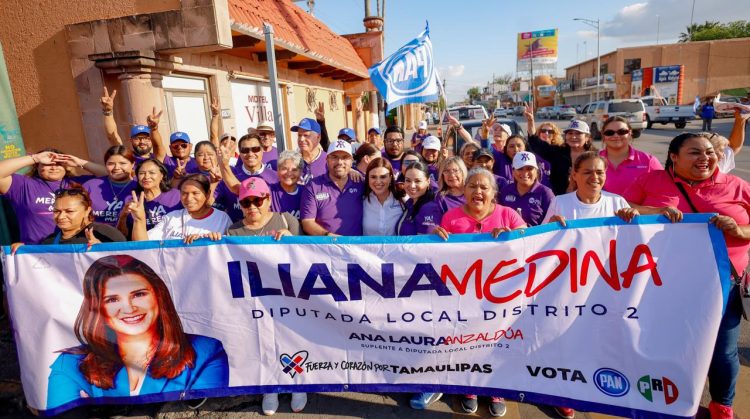 Contundente apoyo a Iliana Medina rumbo a la Diputación Local