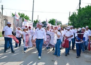 Apoyo ciudadano para ‘Cheko’ y Sheinbaum en Nuevo Laredo