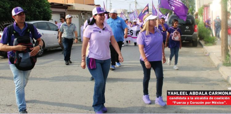 Colonia Infonavit recibe a Yahleel Abdala