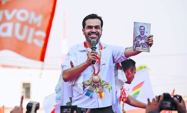 Jóvenes marcan el rumbo: Máynez en campaña