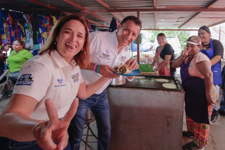 Apoyo total de comerciantes a Manolo Canales