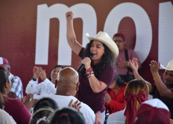 Olga Sosa manda mensaje de esperanza para Antiguo Morelos