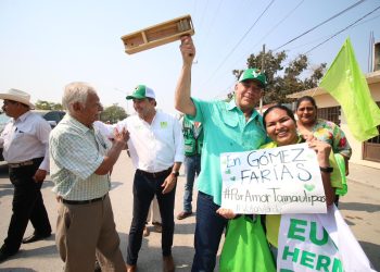 Geño Hernández y Maki Ortiz aseguran el voto en Gómez Farías