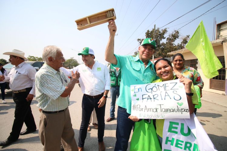 Geño Hernández y Maki Ortiz aseguran el voto en Gómez Farías