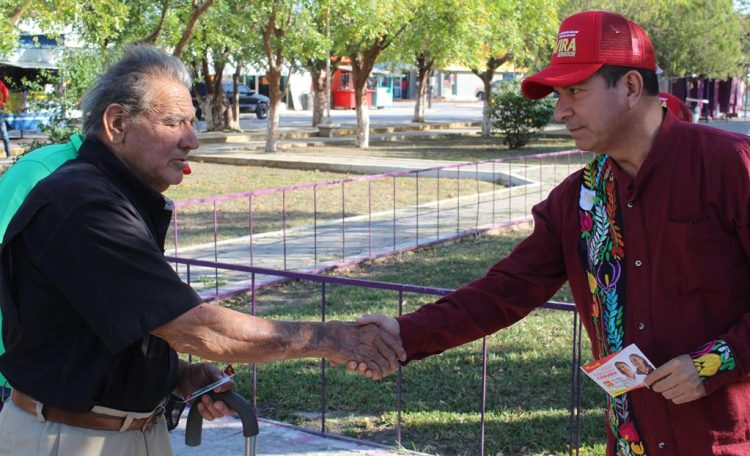 Francisco Chavira Martínez recibe cálido acogimiento en Soto la Marina
