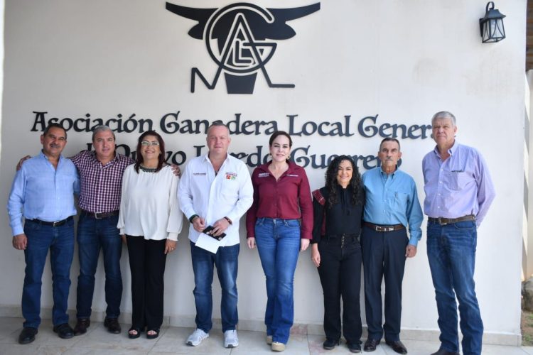 Olga Sosa impulsa actividad ganadera junto a Carmen Lilia y Carlos Canturosas