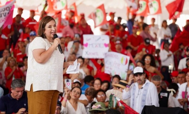 Xóchitl Gálvez muestra fuerza en Veracruz