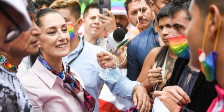 Sheinbaum promete apoyo para la comunidad LGBTIQ+