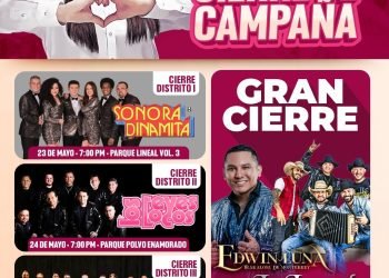 Invita Carmen Lilia a cierre de campaña en Distrito Uno