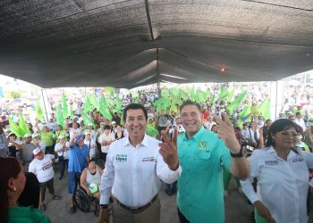 Cierre de campaña de Geño y Mario: arrollador