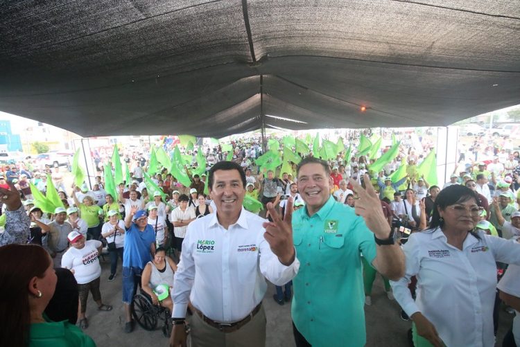 Cierre de campaña de Geño y Mario: arrollador