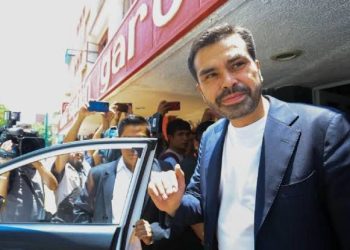 Jorge Álvarez Máynez encabeza mitin en Ciudad del Carmen