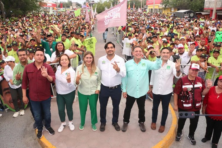Ola verde se adueña de Reynosa: Geño