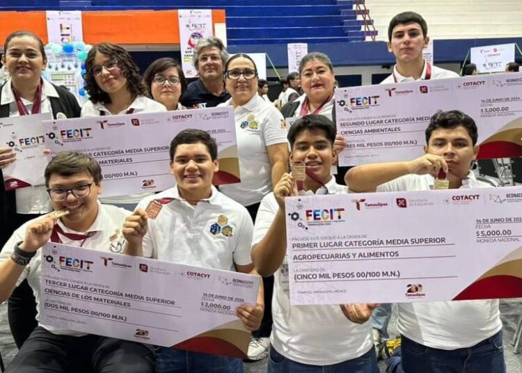 Destaca la UAT en Feria Estatal de Ciencias e Ingenierías Tamaulipas 2024