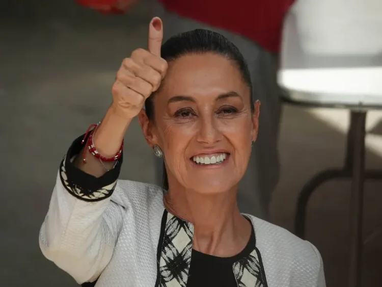 Sheinbaum muestra Confianza y Optimismo al Votar en Tlalpan