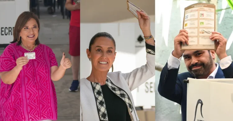 Así votaron los candidatos Presidenciales