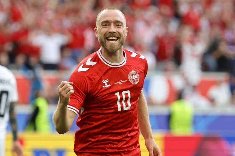 Christian Eriksen: De casi morir a anotar con Dinamarca en la Euro 2024
