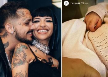 Nodal da like a fotos de Cazzu junto a su hija