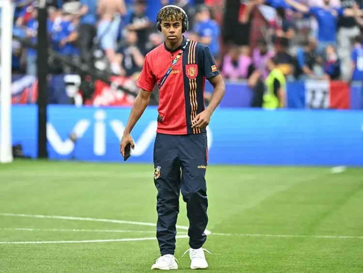 La foto Lamine Yamal-Messi era privada