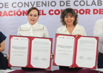 MUNICIPIO Y ESTADO Firman convenio Aseguran alimento a personas vulnerables