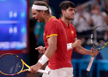 Nadal y Alcaraz, eliminados en dobles del tenis de París