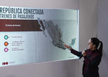 SALDRÁ DE MÉXICO Anuncia Sheinbaum tren a NuevoLaredo