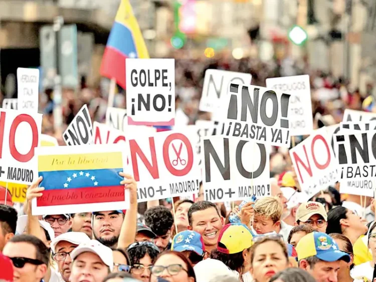 ‘La Voz Popular Se Respeta’; Miles Protestan Contra Nicolás Maduro