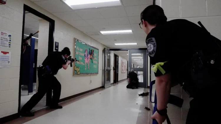 POLICÍA DE LAREDO Se entrenan sobre las amenazas en escuelas