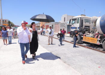 SUPERVISA CARMEN LILIA CANTUROSAS Avance de obras viales en Los Olivos