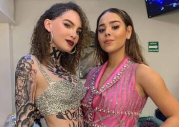 Danna deja entrever una colaboración con Belinda