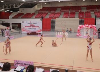 Compiten 18 clubes de gimnasia rítmica por Copa Nuevo Laredo