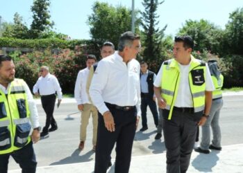 PARTICIPA AMÉRICO VILLARREAL En simulacro durante el Día Nacional de Protección Civil