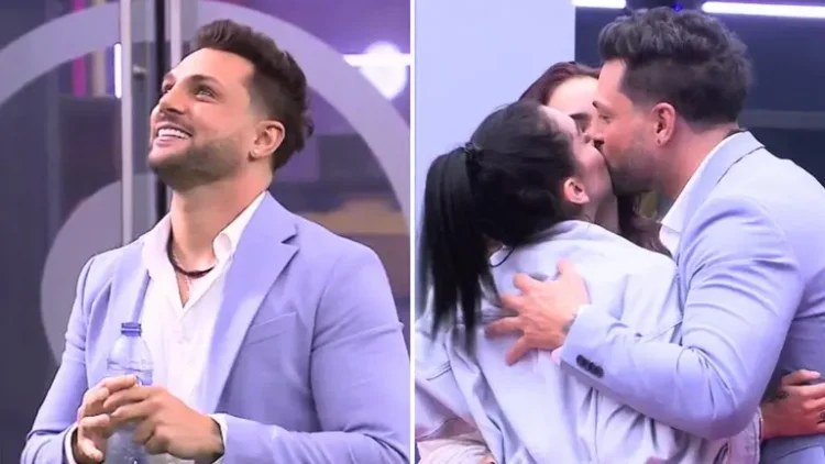 Nicola Porcella entra a “La casa de los famosos” y protagoniza un “beso de tres”